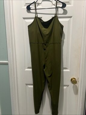 Old Navy Olive Green Spaghetti Strap Jumpsuit/Unitard